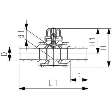 Шаровой кран ELGEF Plus Georg Fischer