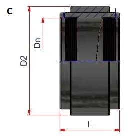 Муфта электросварная NUPIGECO PE100 PFA/PN25