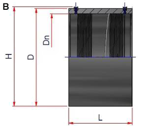 Муфта электросварная NUPIGECO PE100 SDR17 PFA/PN10