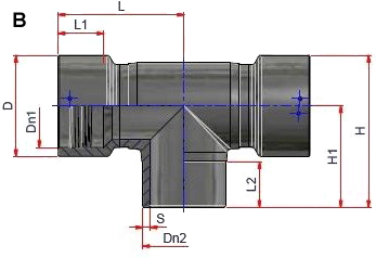 Тройник электросварной NUPIGECO PE100 SDR11 PFA/PN14