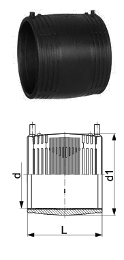 Муфта электросварная ПЭ 100 SDR 17