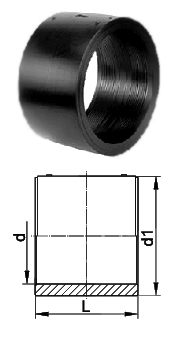 Муфта электросварная ПЭ 100 SDR 17